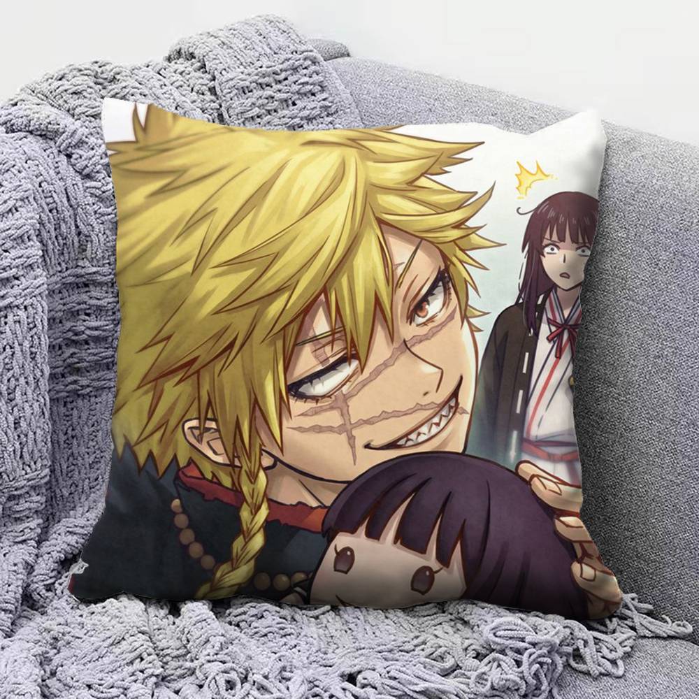 hell paradise Anime Pillow Covers Home Sofa Cushion Covers and Aecorative Custom