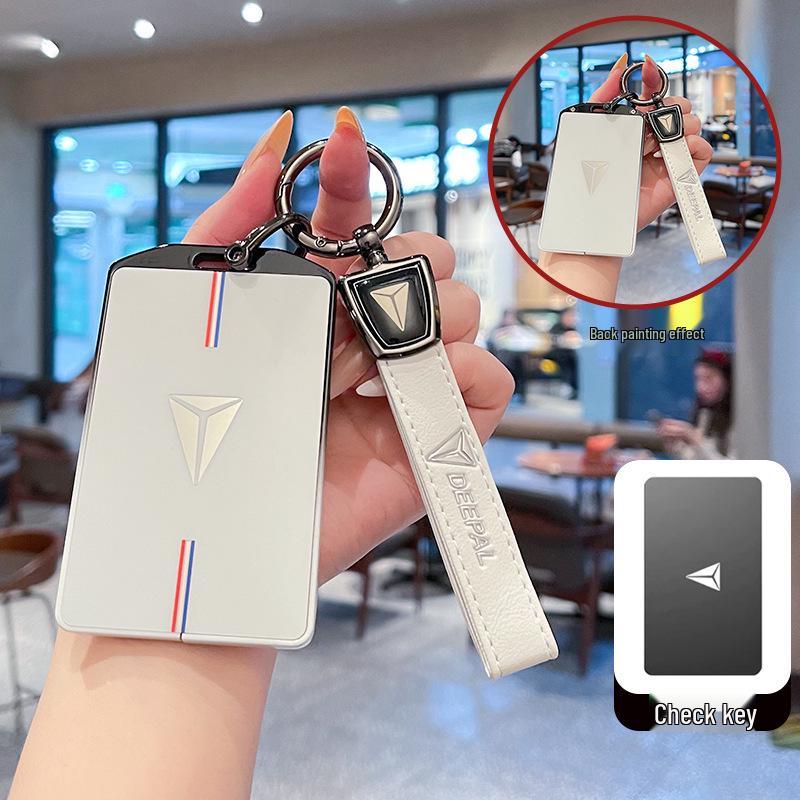 Compatible Dark Blue Card Key Case for Changan SL03\S07\L07\G 318.