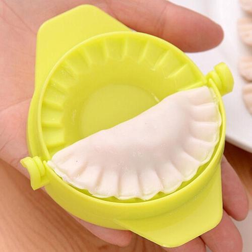 

1 шт., пластиковая форма для пельменей Diy Jiaozi, устройство для приготовления теста, пресс для изготовления пельменей, пресс для мясного пирога, кондитерская форма, инструмент для резки формы пельменей yellow