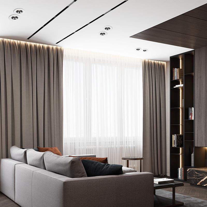 Round Angle Adjustable Anti Glare Recessed LED Downlight 9W 12W 15W 18W 24W 110V 220V Ceiling Kitchen Living Room Indoor