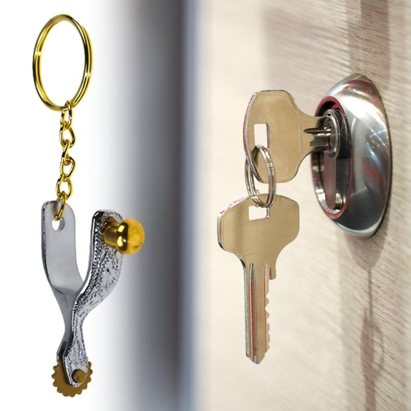 Spurses Team Sturdy Alloy Keychain for Fan Secure Lock Portable Designs Multipurpose Accessory
