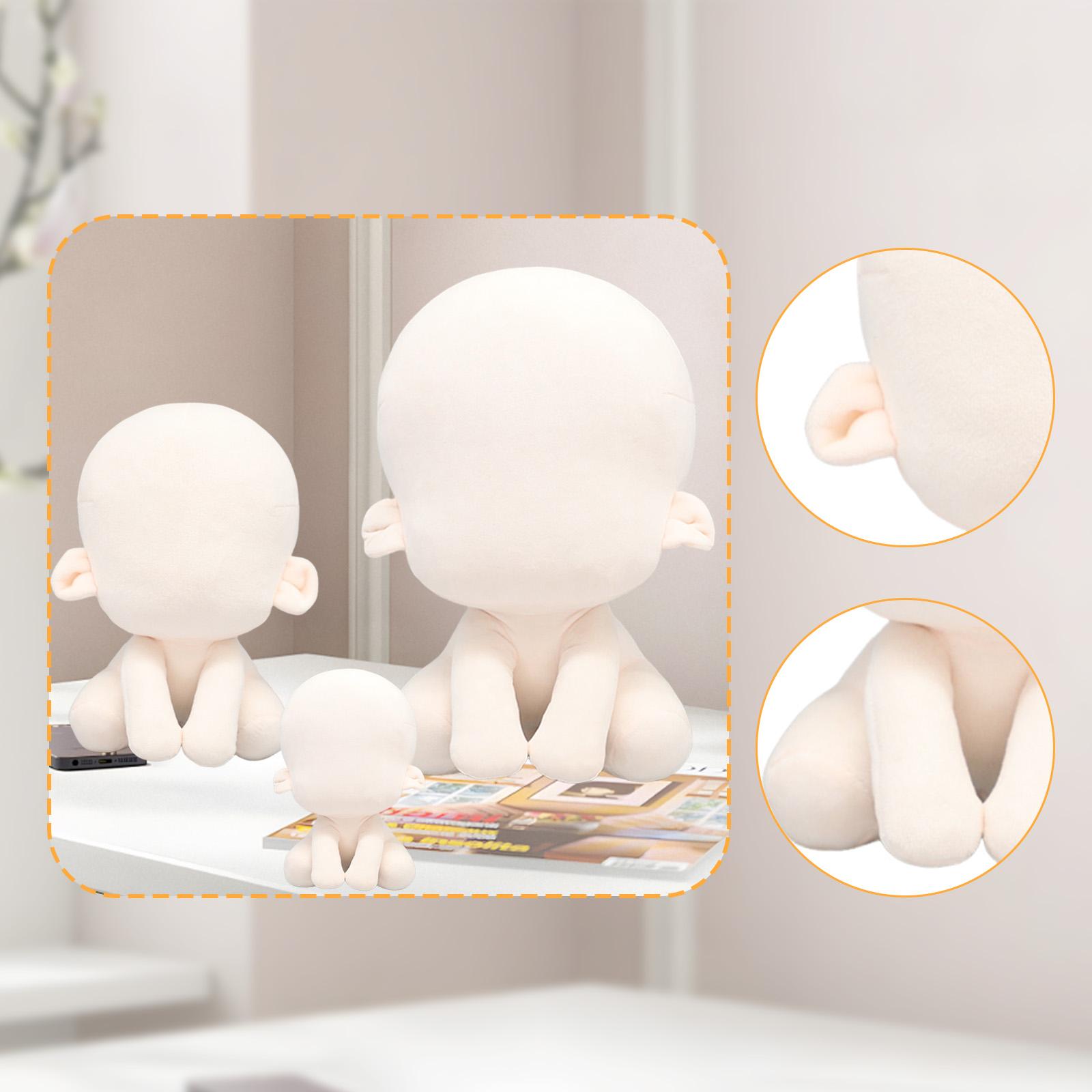

Blank Doll Body Cotton Doll Clothes Display Creative for Dress up Mannequin Collection Cute No Attribute Arts Crafts Humanoid 10cm