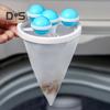3Pcs Floating Hair Filtering Mesh Removal Laundry Pet Hair Catcher Reusable Washing Machine Hair Filter Cleaning Mesh Bag