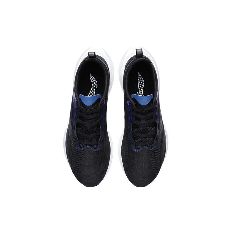 New LiNing Super Light 18 Low Top Running Shoes Women's Black Blue ARMR008-2