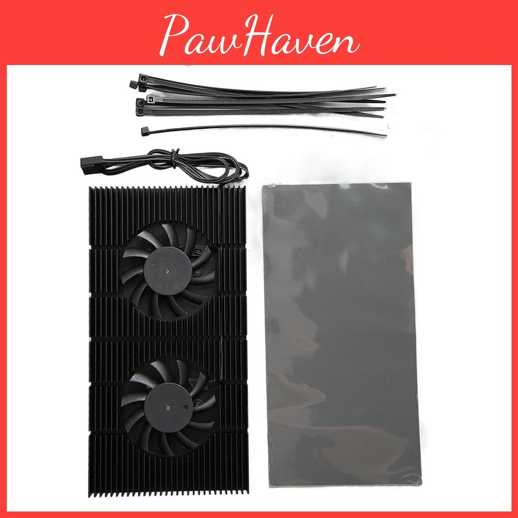 Gpu Radiator Backplate Alloy Aluminum Fast Heat Sink 4 Pin Backplane Memory Cooler For Rtx3090 3080