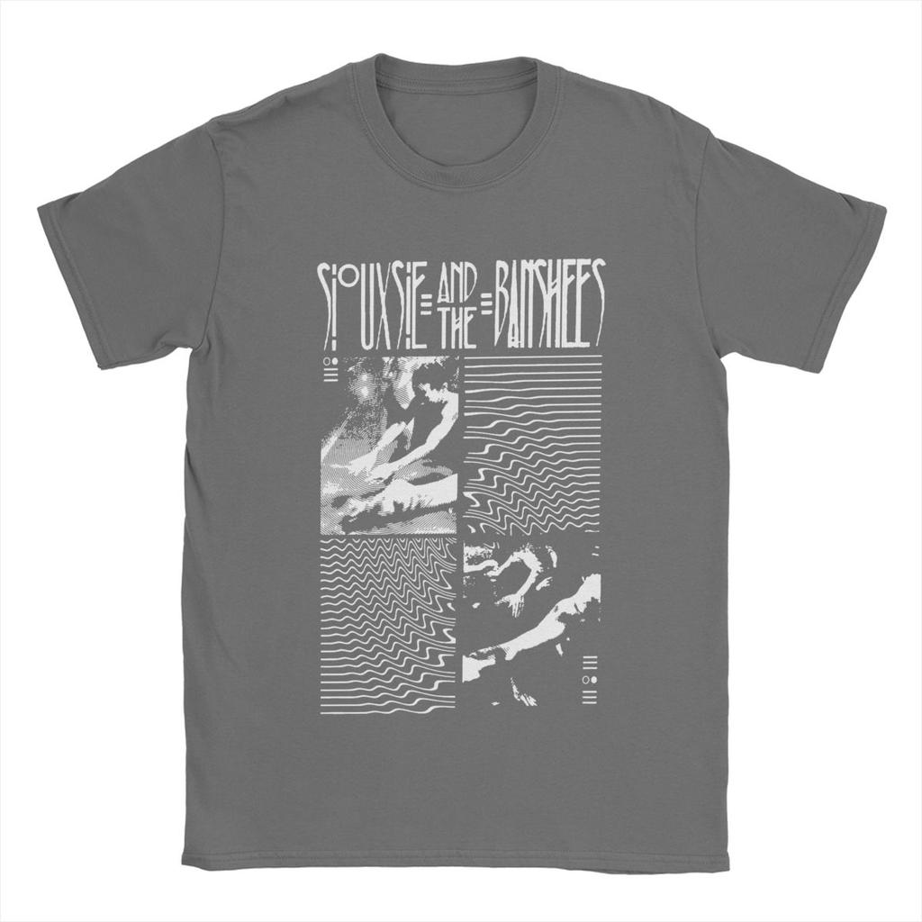 Siouxsie And The Banshees T-Shirts for Men Vintage Pure Cotton Tees Crew Neck Short Sleeve T Shirt Plus Size Tops