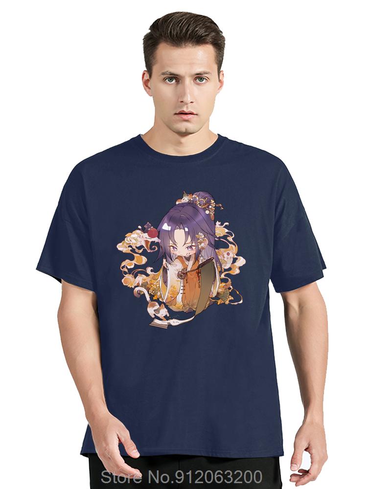 Onmyoji Yamata No Unisexs Clothing Monster Aesthetic Cartoon Oversized Tshirt Spring Fitness T Shirt Popular Cotton Tshirt