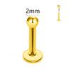 ASTM F136 G23 Titanium The Ball Tragus Earring Threadless Piercing Heart Cubic Zirconia Pin Daith Conch Push In Labret Stud