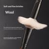 Professional Animal Hair Makeup Brush Set Complete Soft Bristles for Eyeshadow Lip Foundation Beginner Use