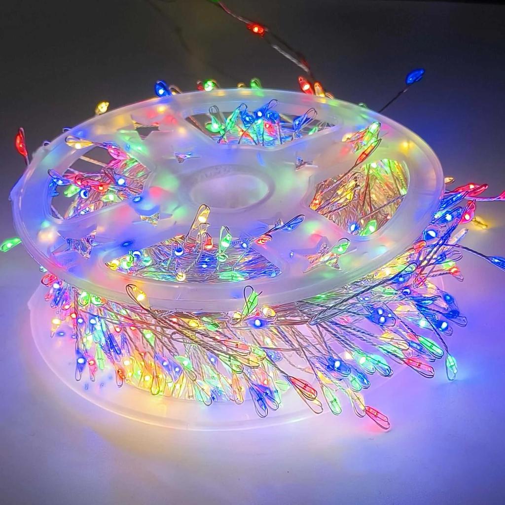 LED Firecracker String Lights EU/USB DC Power Remote Control Halloween Garland Fairy Light for Wedding Party Christmas Decoratio