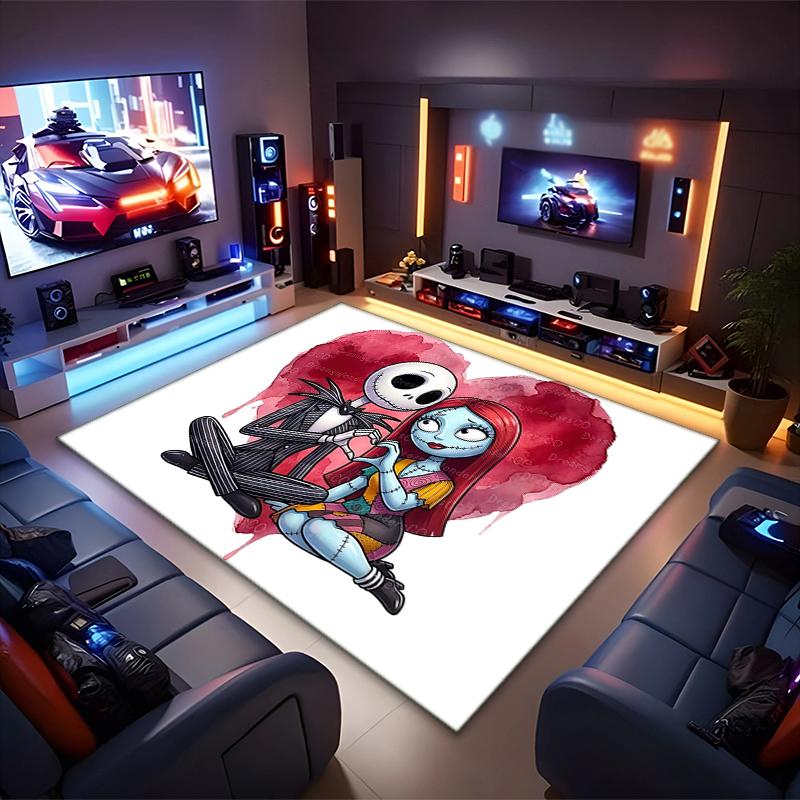 1PC The Nightmare Before Christmas Rug - home decoration Carpet For Living Room Bedroom Flooring Computer Chair Area Rug