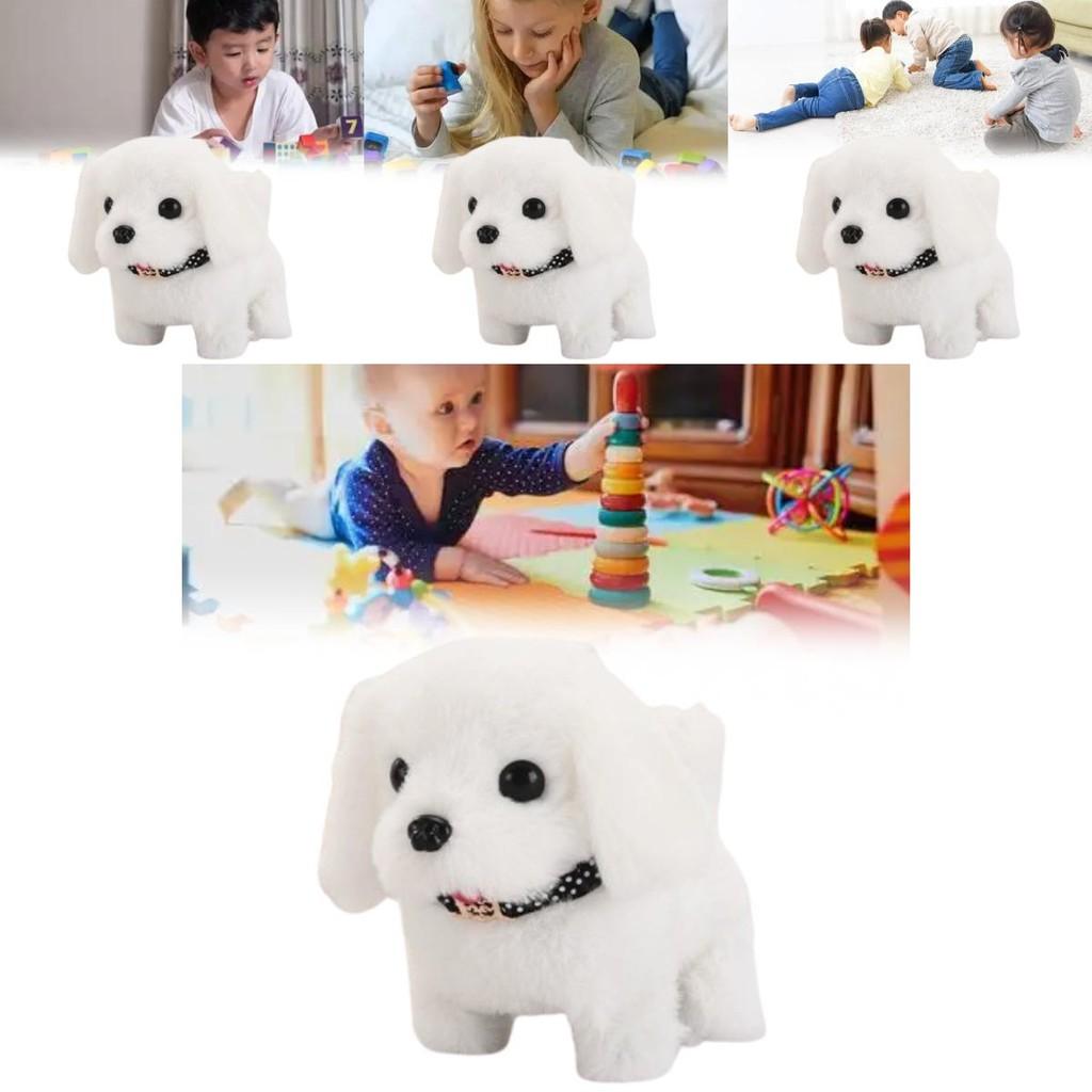 My Realistic Robot Puppy Plush Toy With Sound For Kids And Collectors