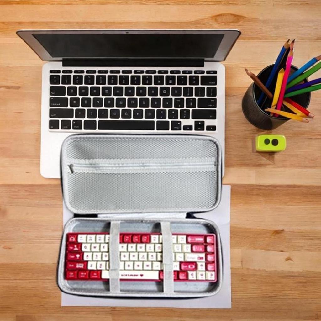 Hard Case for Keyboard, Heavy Duty Dustproof Waterproof Organizer Mechanical Gaming Keyboards.