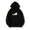 Animal Print Versatile Men's Sports Hoodie Casual Loose Hoodies Sweatshirts Men’s