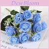 Artificial Rose Bouquet Silk Flower Home Decor For Living Room And Office