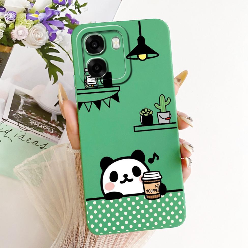 For Oppo A6 4G CPH2817 Casing For Oppo A6 5G Cover Luxury Fashion Cute Funny Painted Silicone Case For Oppo A6 CPH2831 PLT120