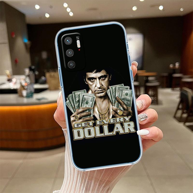RE51 S-Scarfaces Transparent Phone Case for Samsung Galaxy A04 A04S A14 A23 A34 A54 M23 M33 M52 M53