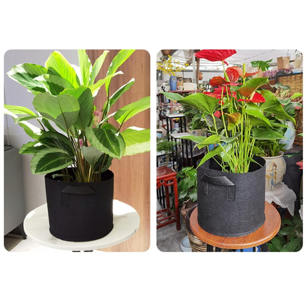 Grow Bags, Black Non-woven Fabric, Thick Bags, Tree Planting Bags, Flower Pots