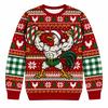 Funny Rooster Ugly Christmas Sweatshirt Men Women 3D Print Ugly Sweater Holiday Party Pullover Xmas Gift For Men Women Top New
