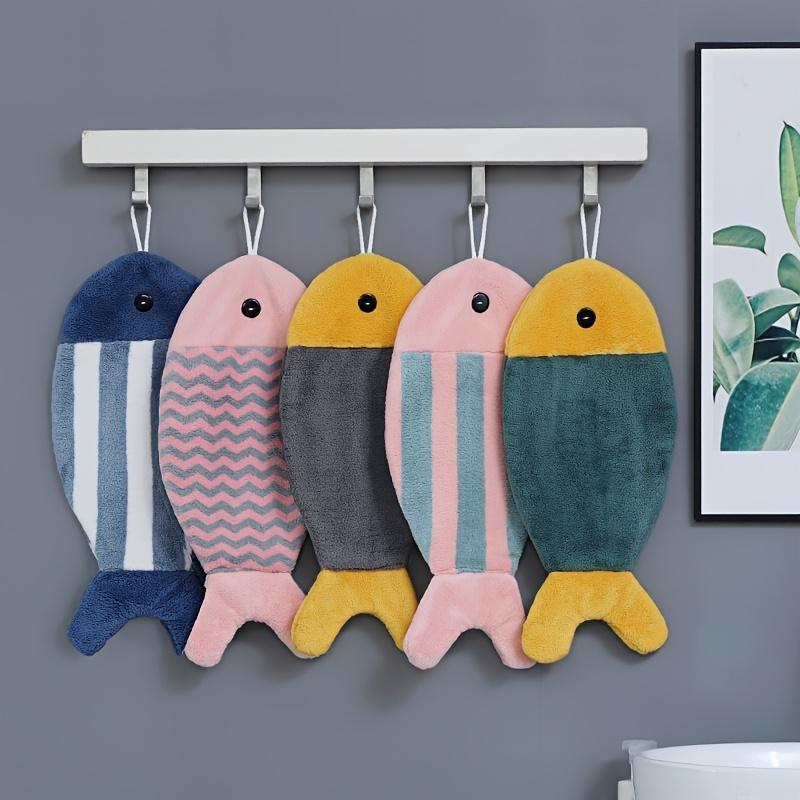 The New-Style Hand Towels Home Convenient Hanging Double-Layer Thickened Speed Dry Absorbent Hand Cloth For Kitchen And Bathroom