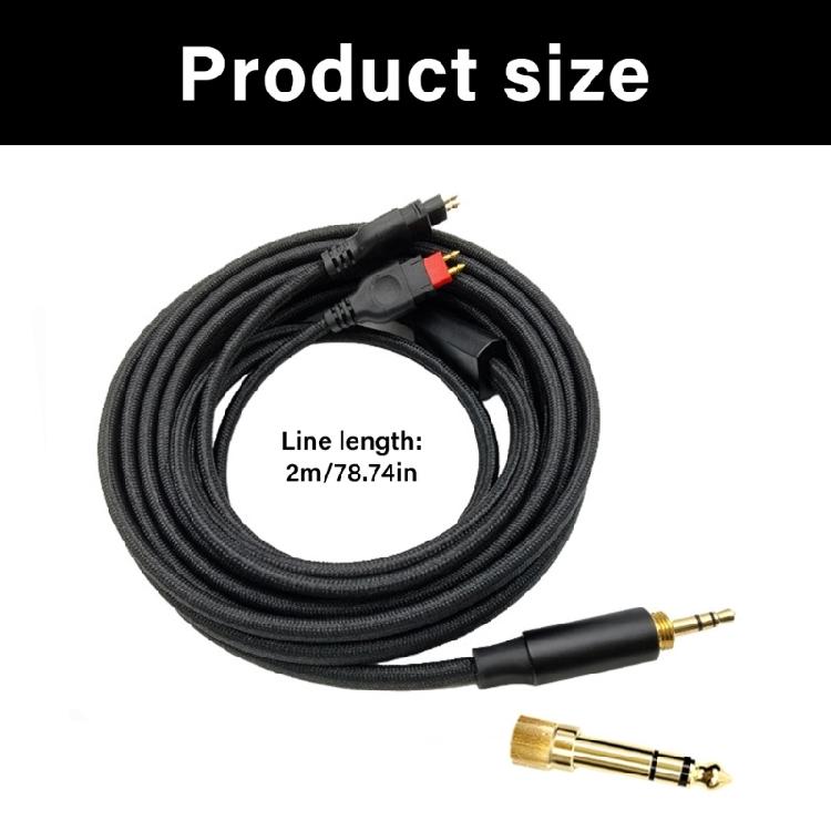 Audios Headphones Auxs Cable Cord Replacement for HD650 HD600 HD580 HD660S Headsets