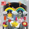 Beijiali Rainbow Stroller Pendant Wind Chime - Educational Newborn Baby Toy (0-1 Year)