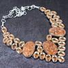 Natural Strawberry Quartz,Morganite 925 Sterling Silver Gift Necklace 18" F0D51