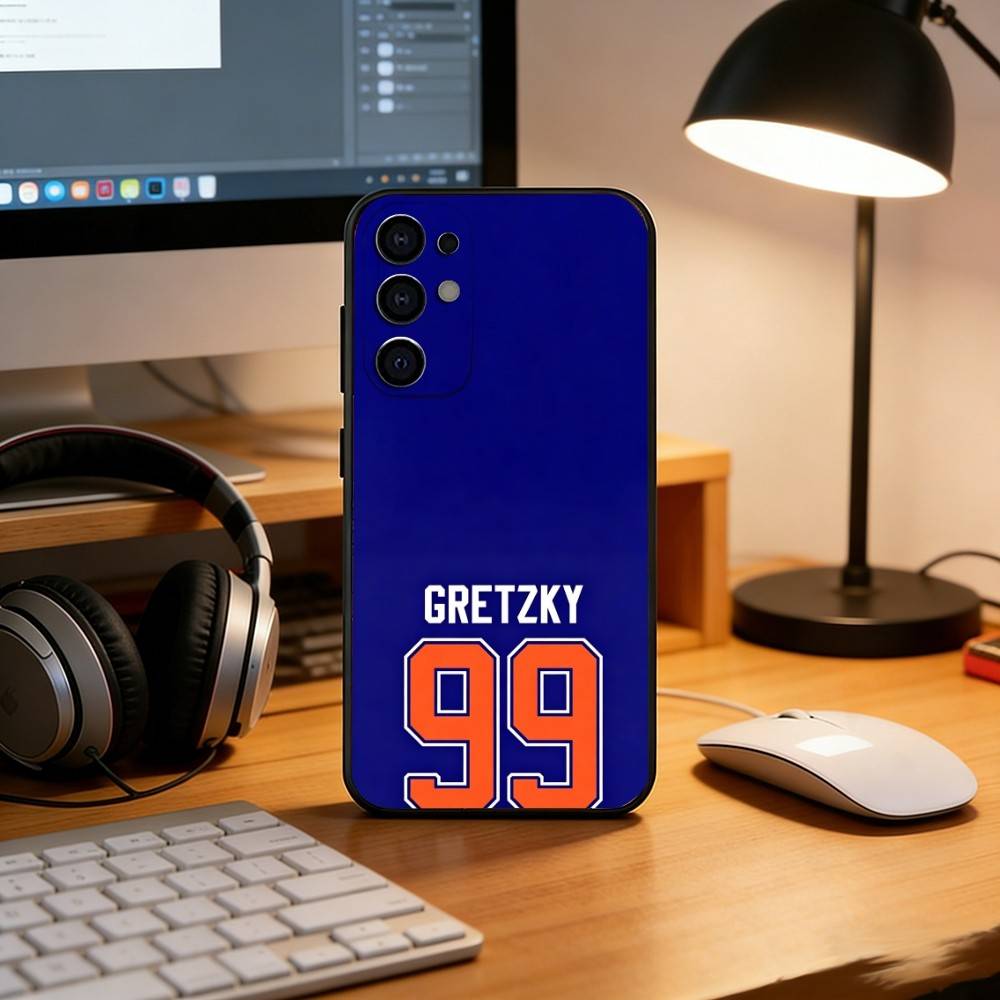 W-Wayne G-Gretzky Phone Case Black Silicone Soft For Samsung S25,S24,S21,S22,S23,S30,Ultra,S20,Plus,Fe,Lite