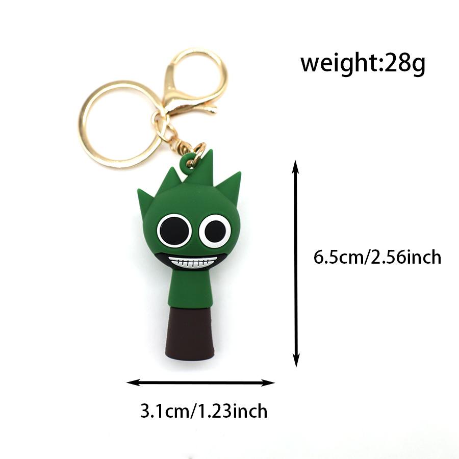 Brelok Rhythm Box Sprunki Ręcznie robiony Wisiorek Lalka Model Peryferyjny do Gry Brelok Wisząca Biżuteria Rhythm Box Ręcznie robiony