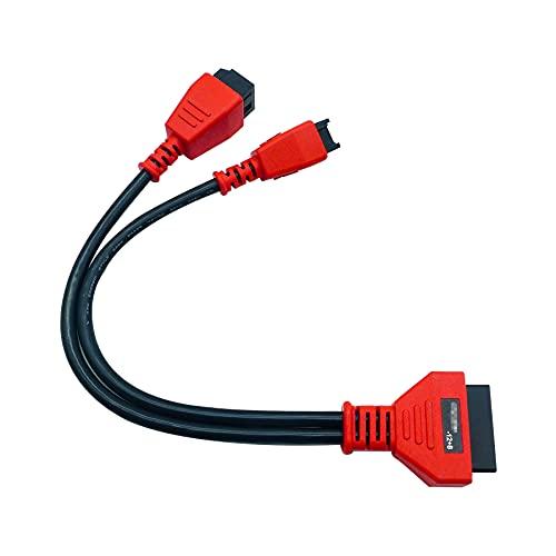 

Кабель-адаптер Chrysler 12+8 Кабель для программирования Разъем Диагностический кабель OBD2 для Autel MaxiSys MS906 красный