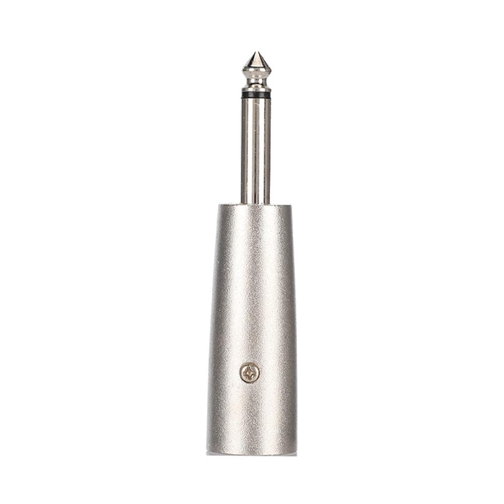 5 Stück 3-Pin XLR Stecker auf Mono 6,35mm 1/4" Klinkenstecker o Mikrofon Mic Adapter Verbinder