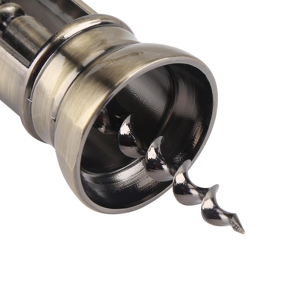 Portabel Retro Rödvinflasköppnare Korkskruv Korkdragare Barverktyg