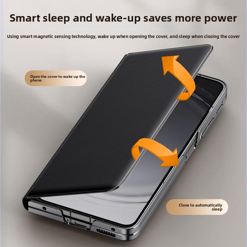 For OPPO Find N6 Case Luxury PU Leather Lens Stand Dormancy Protective Back Cover For OPPO Find N6 N 6 Full Cover Phone Shell