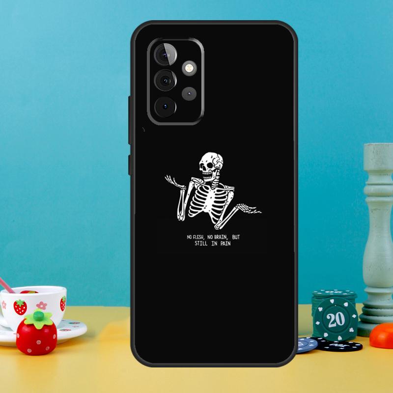 Skeleton Art Case For Samsung Galaxy A25 A54 A34 A14 A52 A32 A12 A13 A33 A53 A15 A16 A36 A56 A26 A05 A35 A55