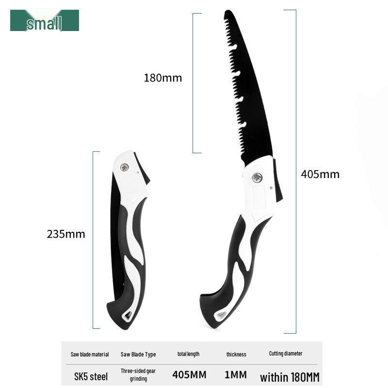 Free Marking Multifunctional Folding Hand Saw: Thickened Manganese Steel for Woodworking and Tree Cutting