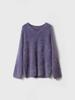 Luxury Pure Cashmere Slub Yarn Long Brushed Sweater - Loose, Thickened Knit Wool Sweater