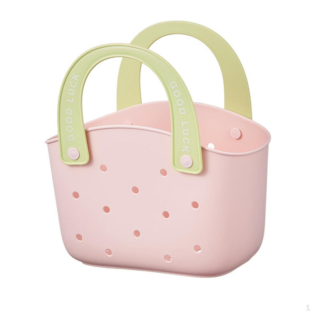 Beach Bag Handbag Portable Basket Tote Stylish Lightweight And Spacious with Large Storage