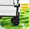 Multifunctional Outdoor Camping Seat and Trolley Cart for Picnic and Fishing
