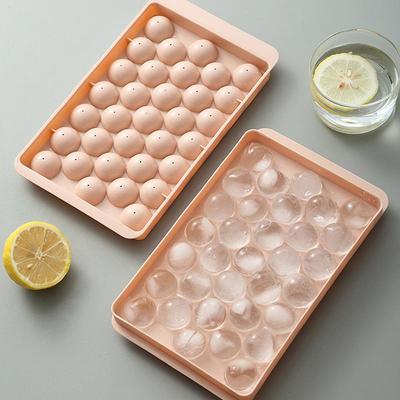 DIY 33-Compartment Sphere Ice Cube Tray for Edible Round Ice Balls