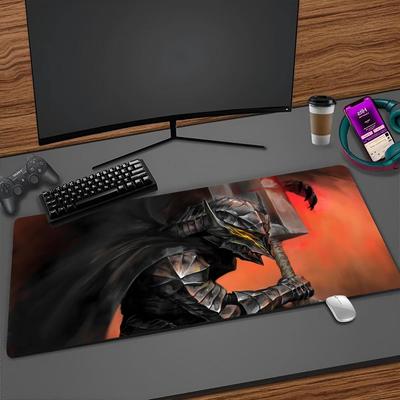 Berserk Guts Hot Anime Mouse Pad Cartoon Lockedge Large Gaming Pad Computer Gamer Keyboard Mat Desk Mousepad PC Desk Pad