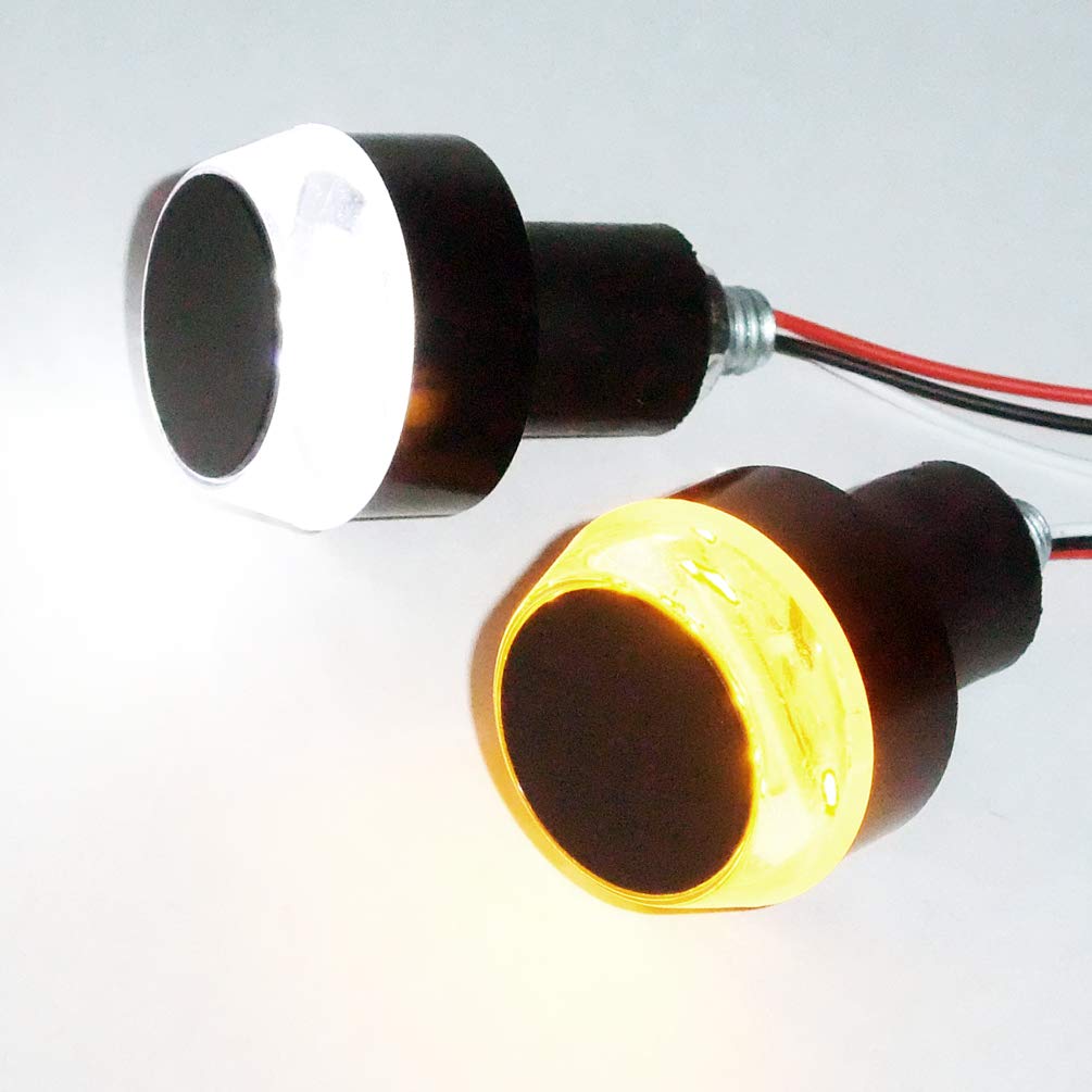 

WAIWAIGOODS Мотоциклетный светодиодный указатель поворота, габаритный фонарь, 2 цвета, светящийся, общего назначения, набор из 2 шт.