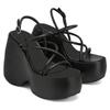 Women's Plus Size Waterproof Platform Wedge Sandals with One-Strap Buckle
