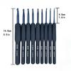2-10 Mm Crochet  9pcs/Set Hooks Frosted Silicone Handle Aluminum Handmade DIY Hook Crochet Sweater Weaving Knitting Sewing Tool