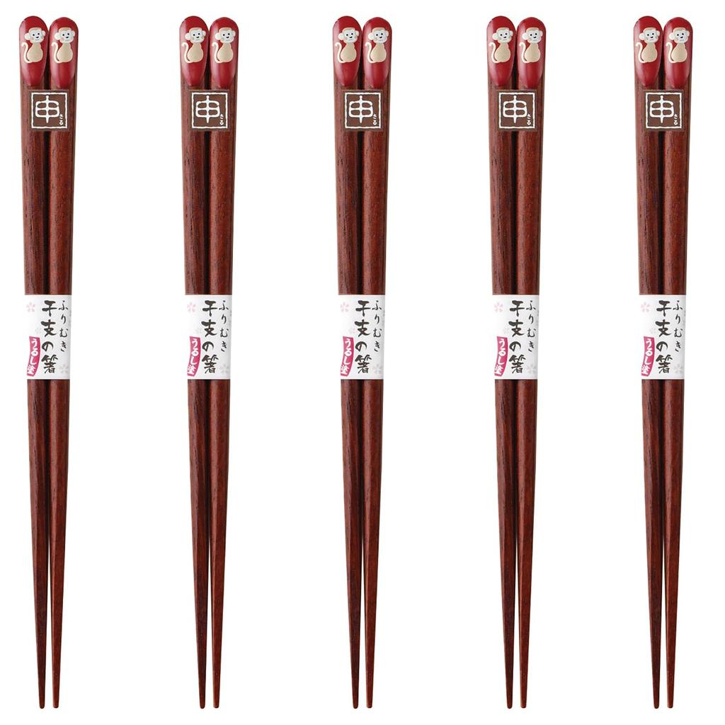Happy Set of Made In PID1301 J-kitchens Chopsticks, 5, Material Wood, Chopsticks, Japan,