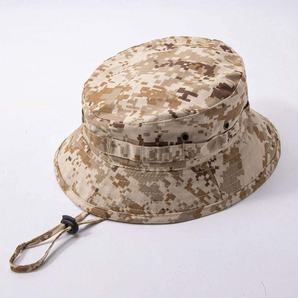 1 Stück Taktische Camouflage Boonie Eimerhüte für Herren, Outdoor Camouflage Fischerkappe Training Reise Winddicht Jagd Wanderkappe