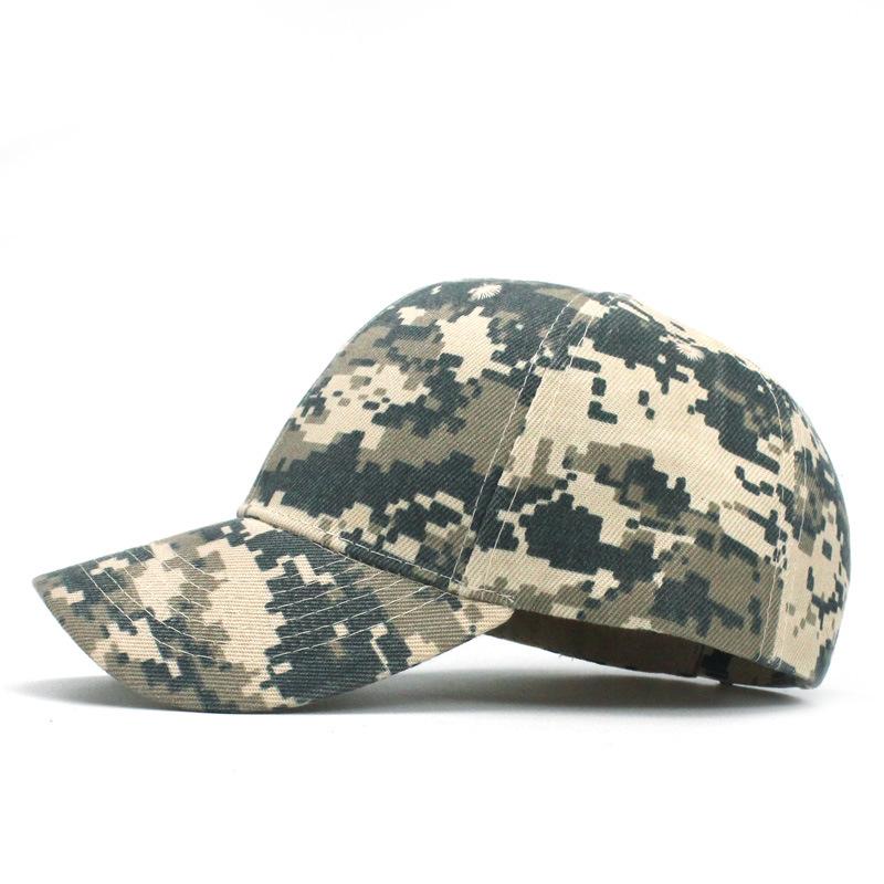 Men Women Summer Cotton Camouflage Printed Baseball Caps Sunhat Outdoor Unisex Sports Adjustable Snapback Anti-Uv Hat Visors
