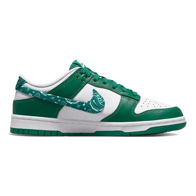 Nike Dunk Low 'Green Paisley' Women's Skate Shoes Sneakers DH4401-102