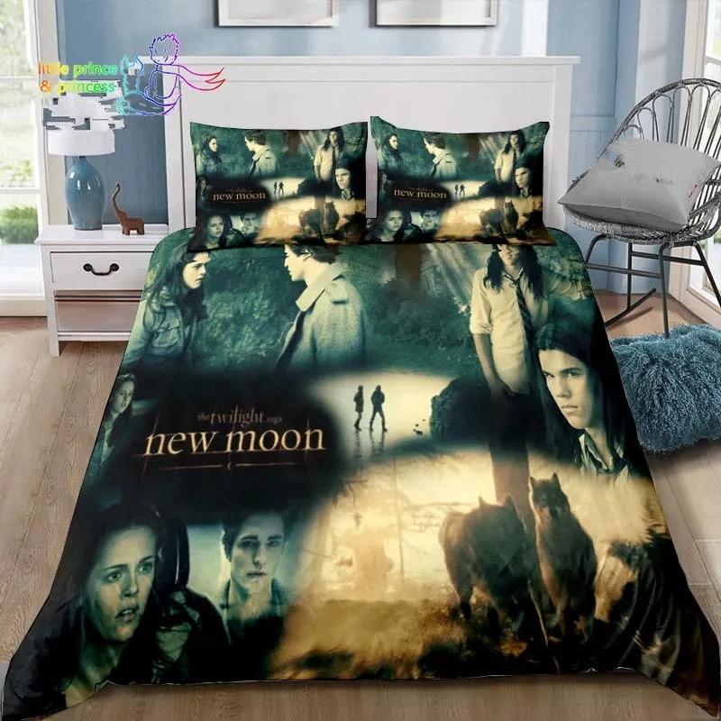 3D The Twilight Saga Hd Printed Comfortable Duvet Quilt Cover Pillowcase Bedding Set Children Bedroom Decoration Home Textile