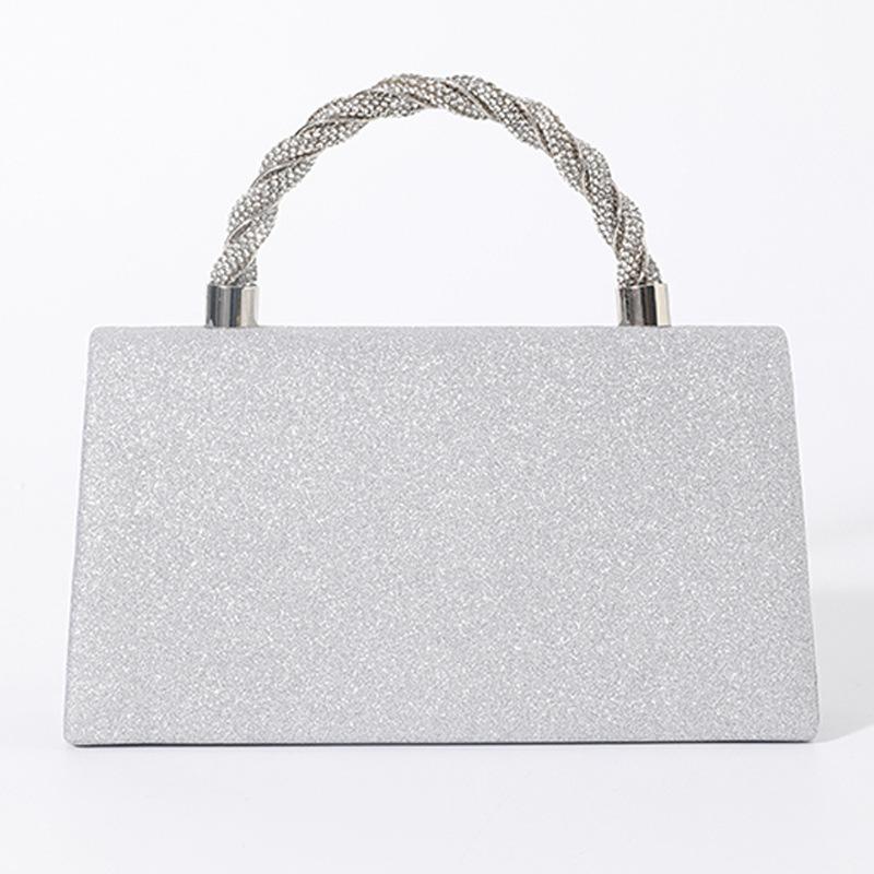 New High-Grade Banquet Clutch Bag Versatile Diamond Bow Chain Crossbody Evening Dress Purse