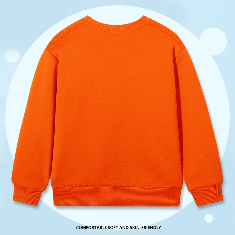 Zirunking 2026 Winter Spring Hoodies Pullovers Kids Boys Girls Round Neck Sweater Comfortable  Sweatshirt Children's Clothing KXINKIDW